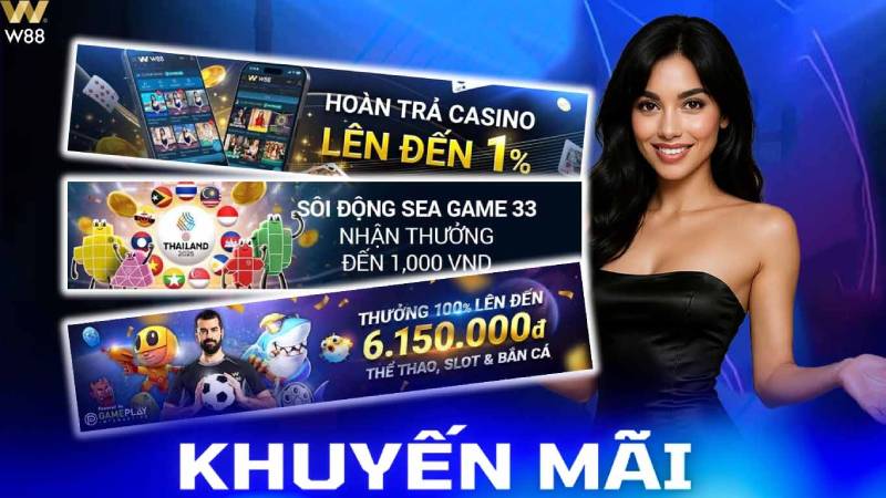 Ưu đãi và khuyến mãi tại W88